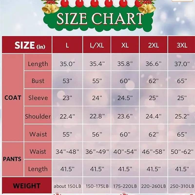 Santa Claus Costume For Adults